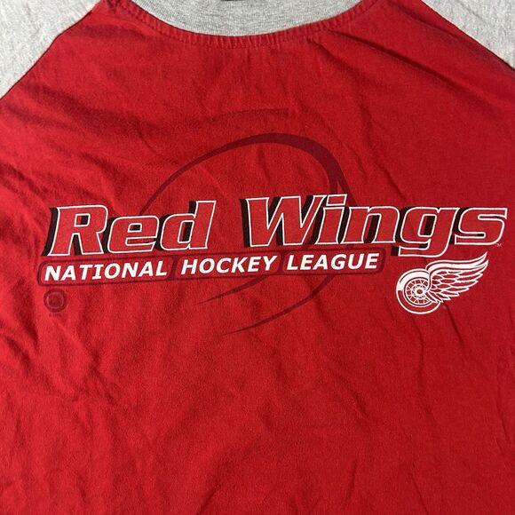 Vintage NHL Detroit Red Wings Graphic Shirt Men’s XL Pro Edge Red Y2K - Picture 6 of 11